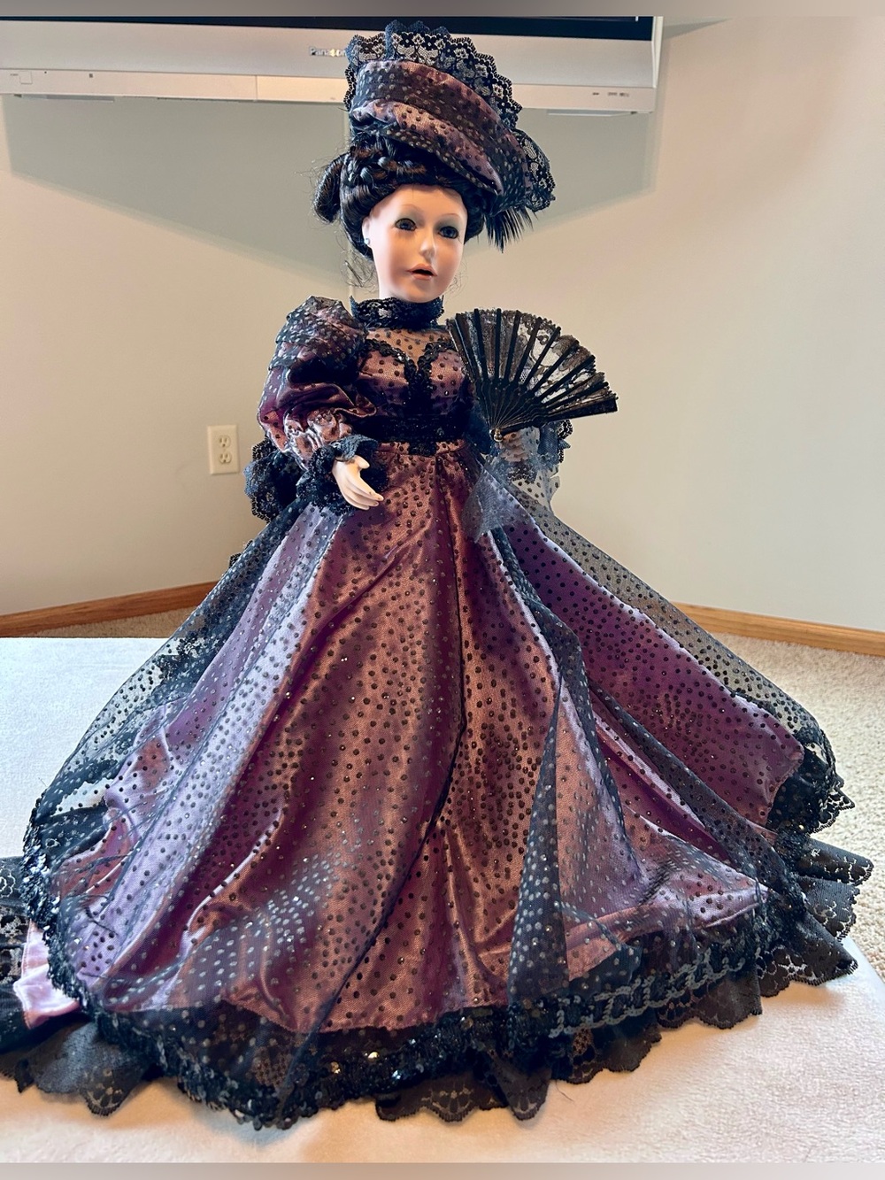 Rare # 4/1000 1990 Maryse Nicole Original CARMELLA Porcelain Doll COA and Box